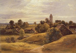 Dorf in der Nähe von Dachau, 1859